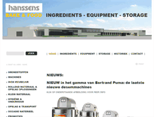 Tablet Screenshot of hanssens.net